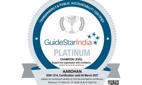 Platinum Champion Level Certificate by GuideStar India